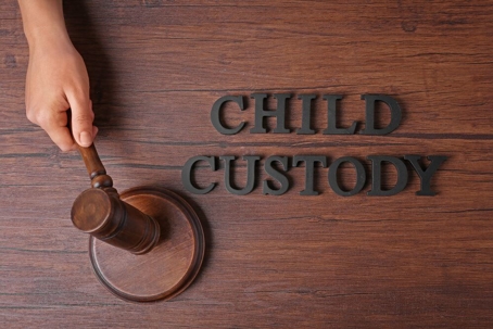 Child Custody and gavel